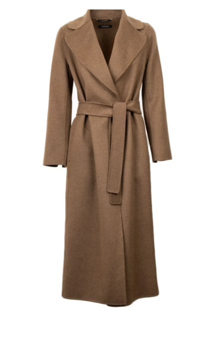 'S Max Mara 폴도 벨티드 롱슬리브 코트