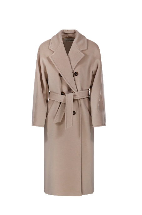 Max Mara 마담 더블 브레스티드 벨트 코트