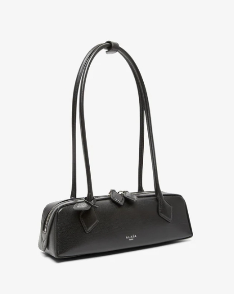 Alaïa Le Teckel small black leather bag