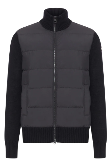 남성 Moncler CARDIGAN IMBOTTITO IN LANA CON ZIP