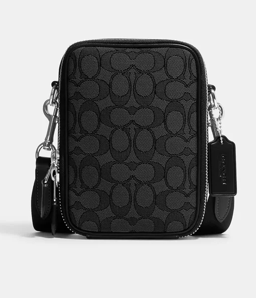 Coach stanton crossbody in signature jacquard