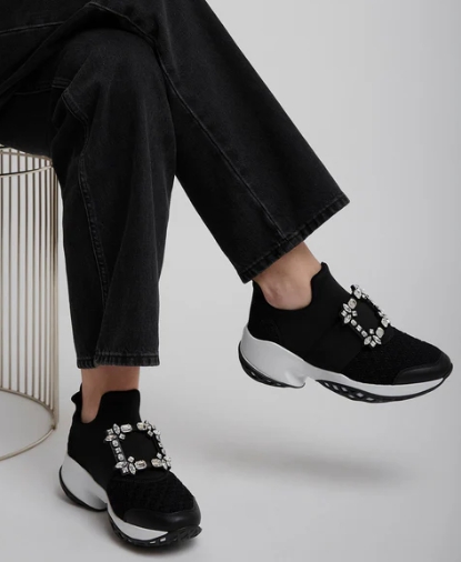 Roger Vivier Viv Run strass sneakers