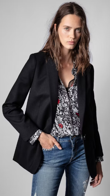 Viva Army Strass Blazer