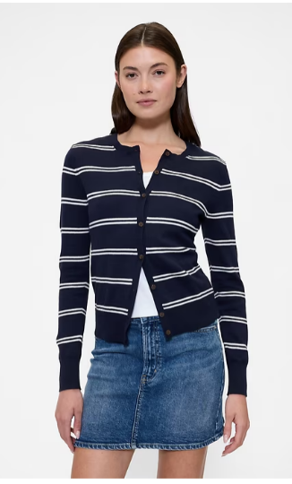 Crewneck Cardigan