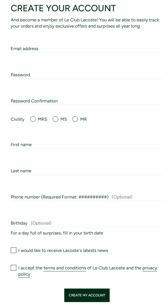 라코스테 직구방법