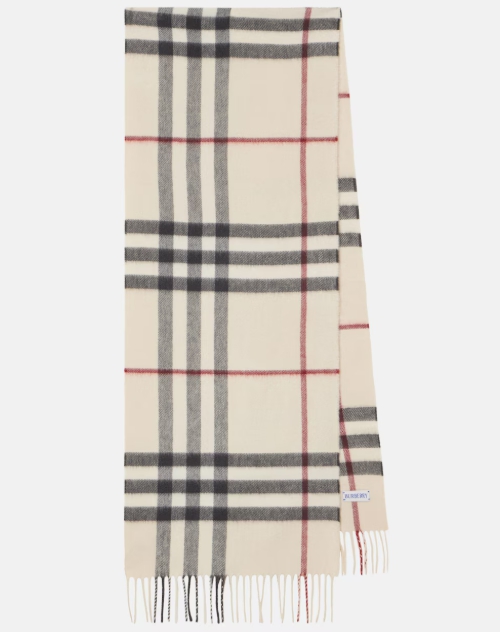 Burberry Giant Check 캐시미어 스카프