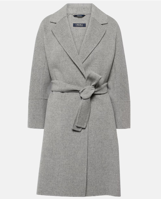 S Max Mara 울 랩 코트