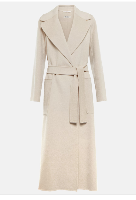 S Max Mara Paolore 울 코트