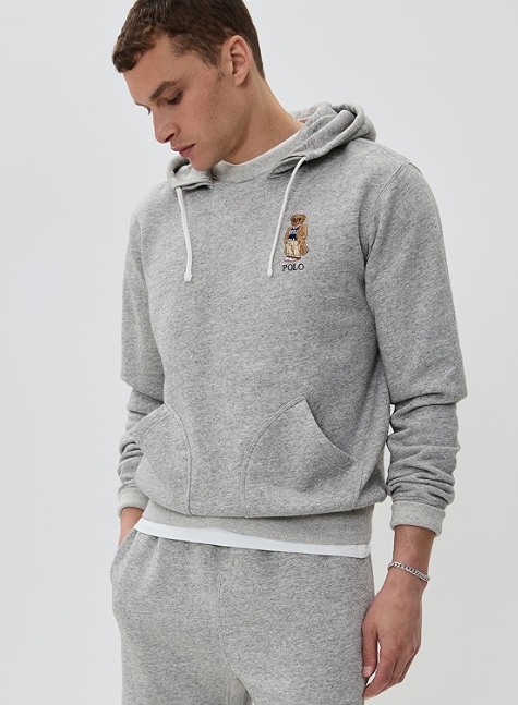 Polo Ralph Lauren Vintage Fleece Novelty Bear Hoodie