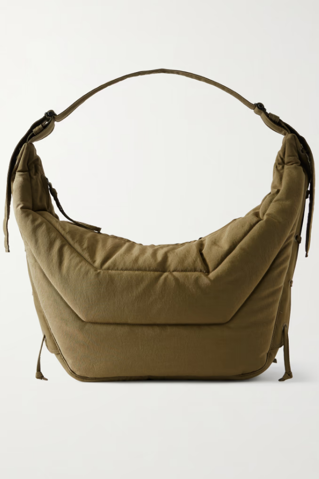 LEMAIRE Soft Game Large Quilted Nylon-Canvas Messenger Bag