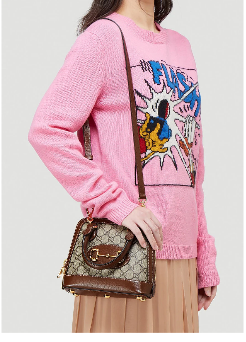 Gucci 구찌 홀스빗 1955 미니 탑 핸들 백