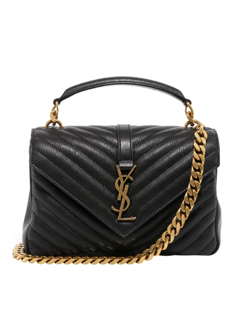 Saint Laurent 컬리지 퀼팅 미디엄 숄더백