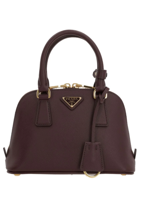 Prada 집업 탑 핸들 백