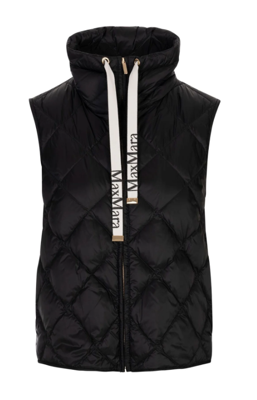 Max Mara The Cube 막스 마라 더 큐브 트레직 지퍼업 드로스트링 질레