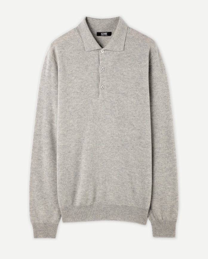 Essential Cashmere Polo Sweater