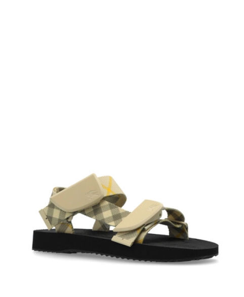 Burberry Check Trek Double-Strap Sandals, Brand Size 36 ( US Size 6 )