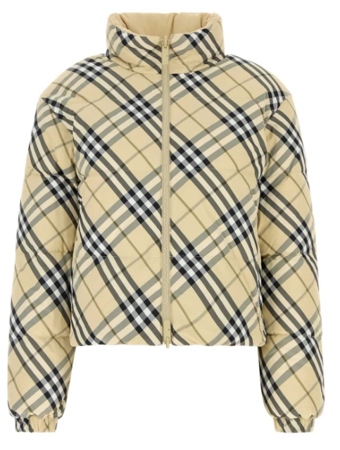 Burberry 프린트 리버서블 재킷