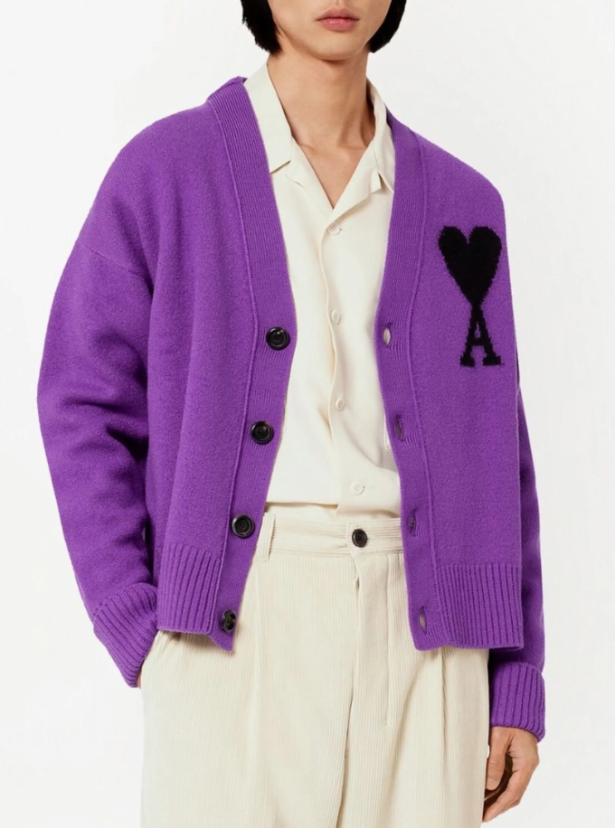 AMI Paris 아미 드 쾨흐 울 가디건