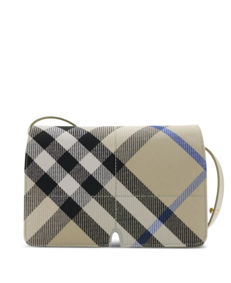 Burberry 스닙 체크 숄더 백