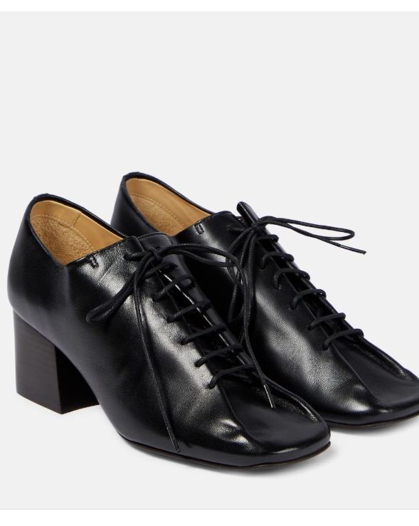 FTA - Lemaire Souris 더비 레더 펌프스