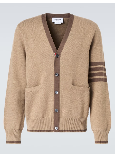 Thom Browne 4-Bar 코튼 카디건