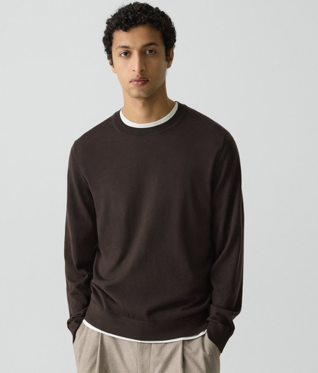 Crewneck Sweater in Regal Wool