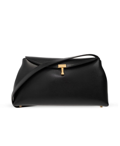 Totême T-Lock 폴드오버 탑 클러치 백