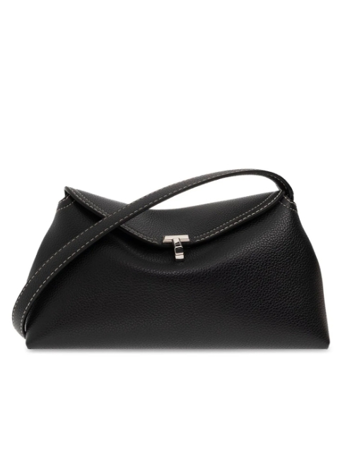 Totême 로고 플라크 폴드오버 탑 핸들 백