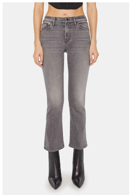 MOTHER The Outsider Flood High Waist Ankle Bootcut Jeans