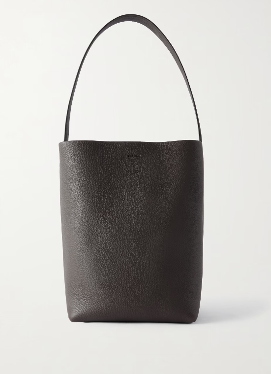 THE ROW N/S Park medium textured-leather tote