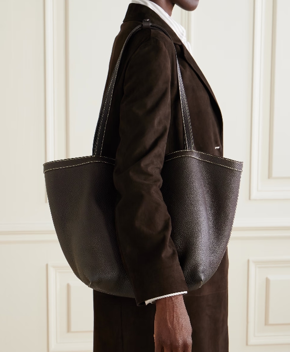 THE ROW Park small textured-leather tote