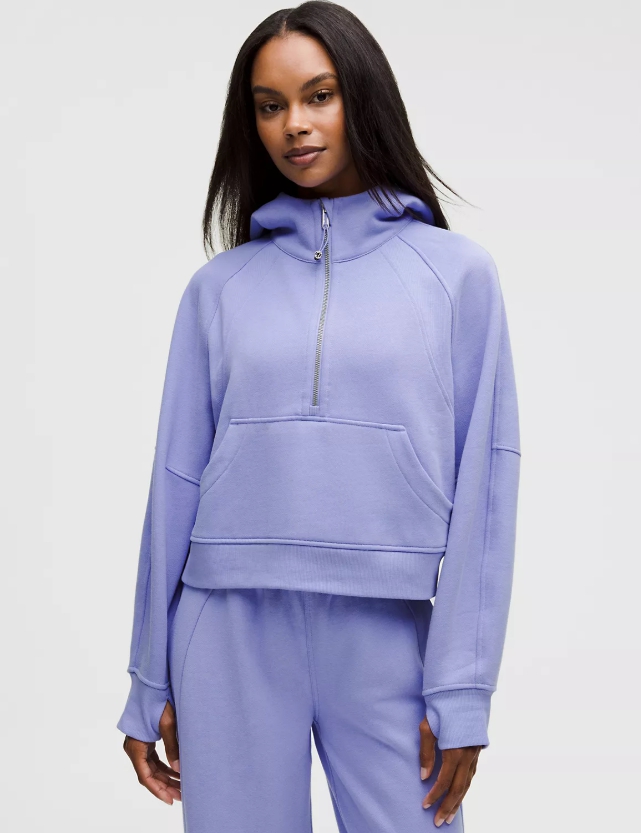 Scuba Oversized Half-Zip Hoodie