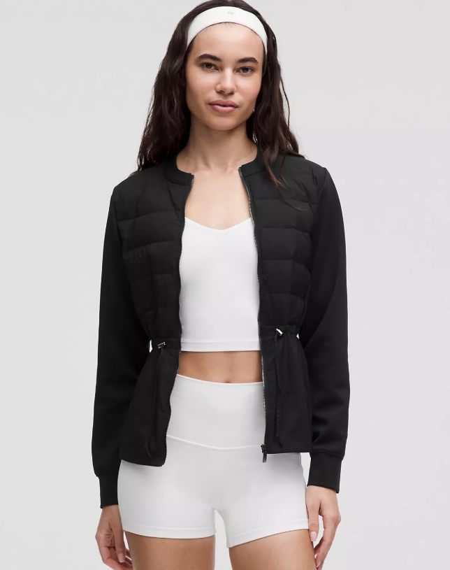 Down-Filled Cinch-Waist Jacket