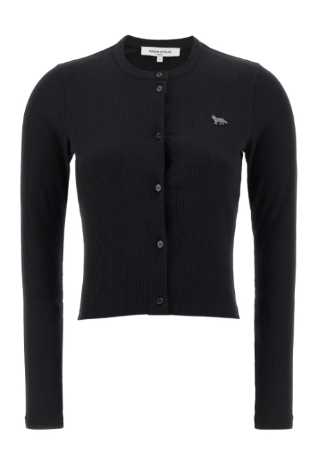 (추가 20% 제외) Maison Kitsuné 골지 베이비 폭스 패치 가디건