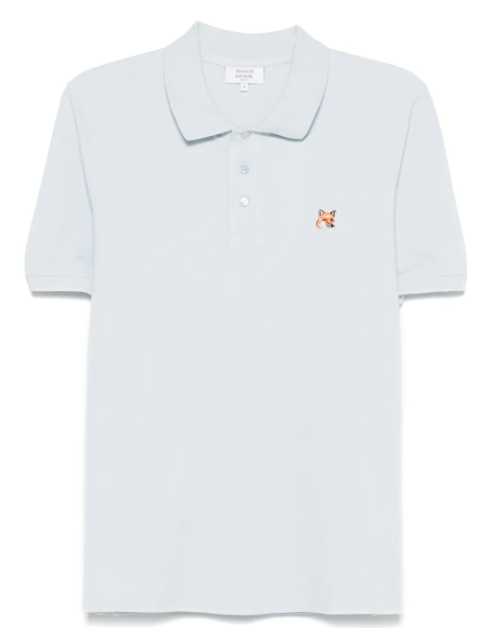Maison Kitsuné 폭스 헤드 패치 폴로 셔츠