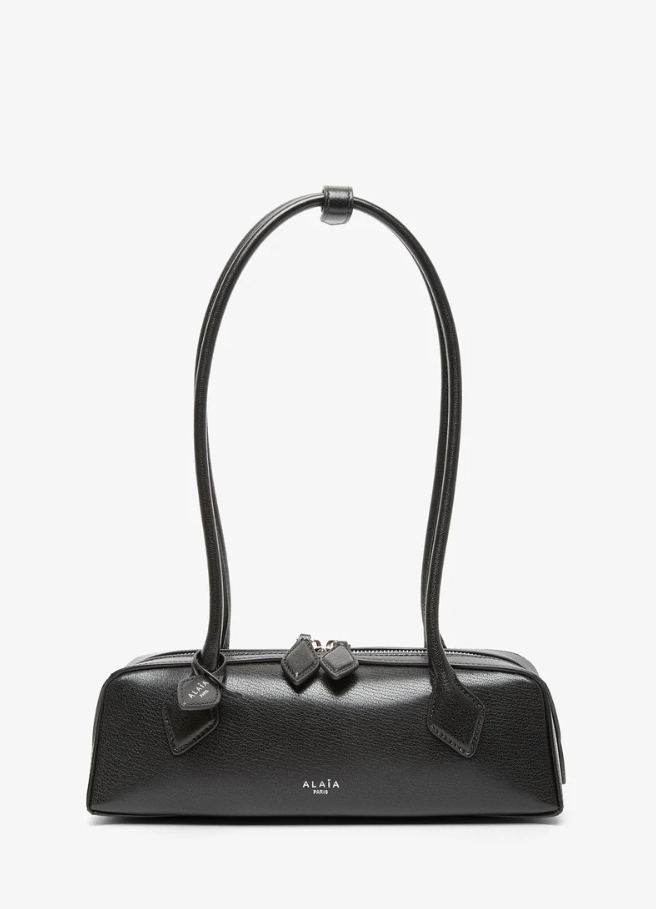 Alaïa Le Teckel Small black leather bag
