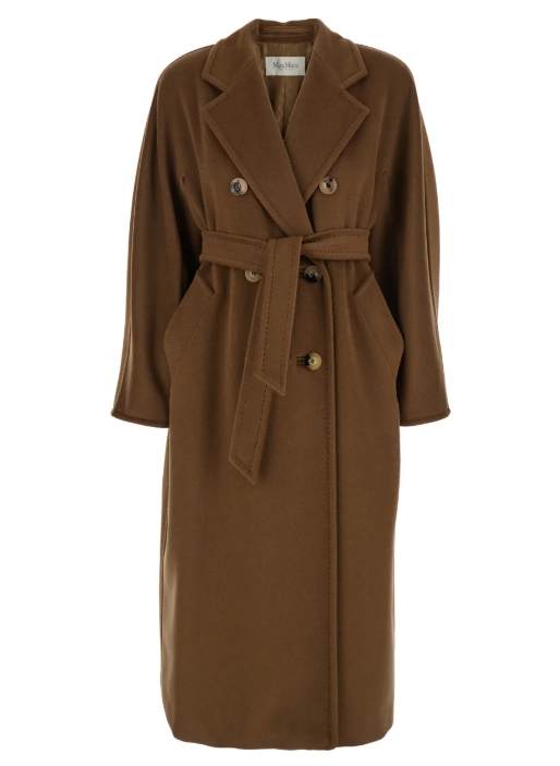 Max Mara 마담 더블 브레스티드 벨트 코트
