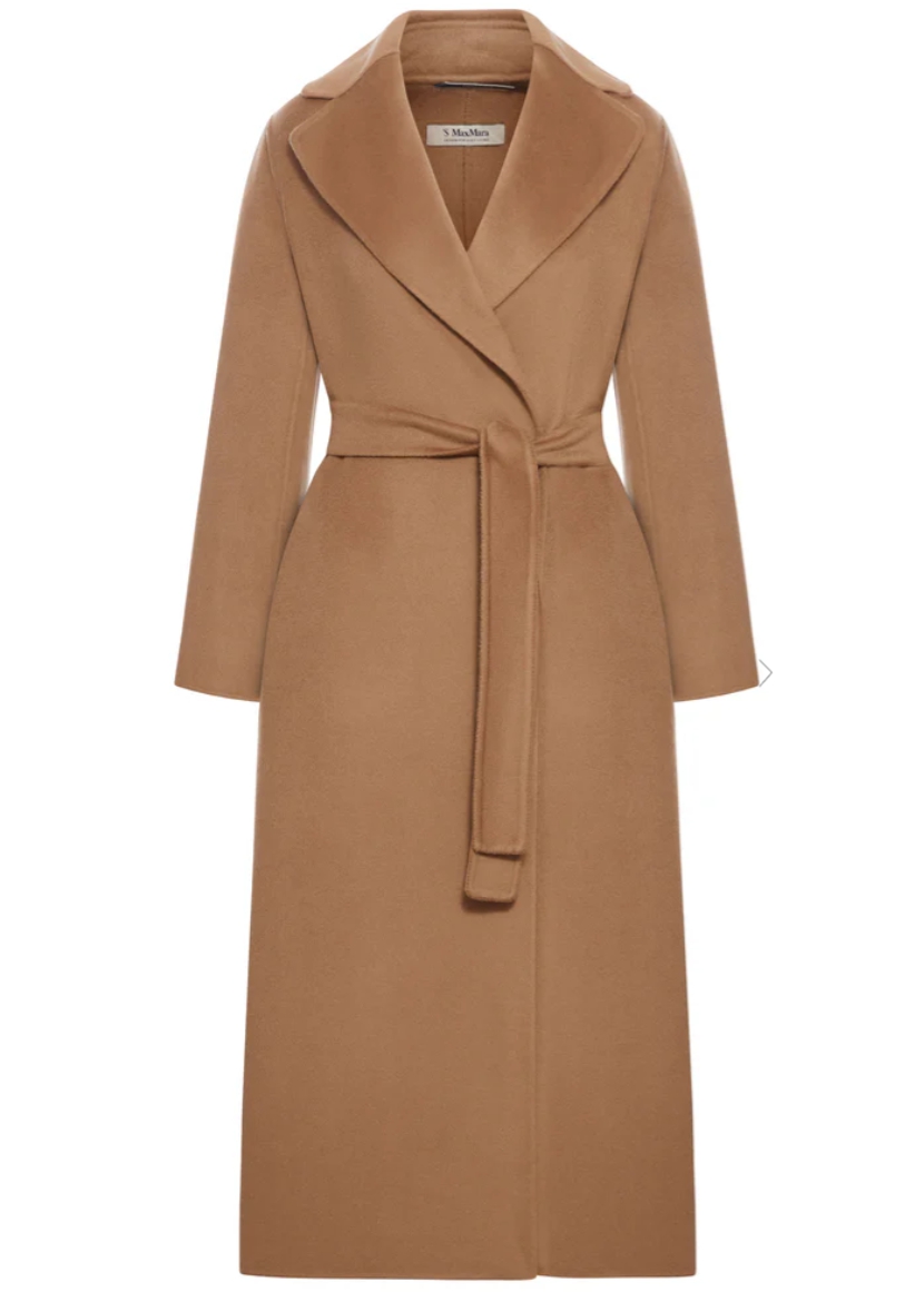 Smaxmara WOOL DRAP ROBE COAT