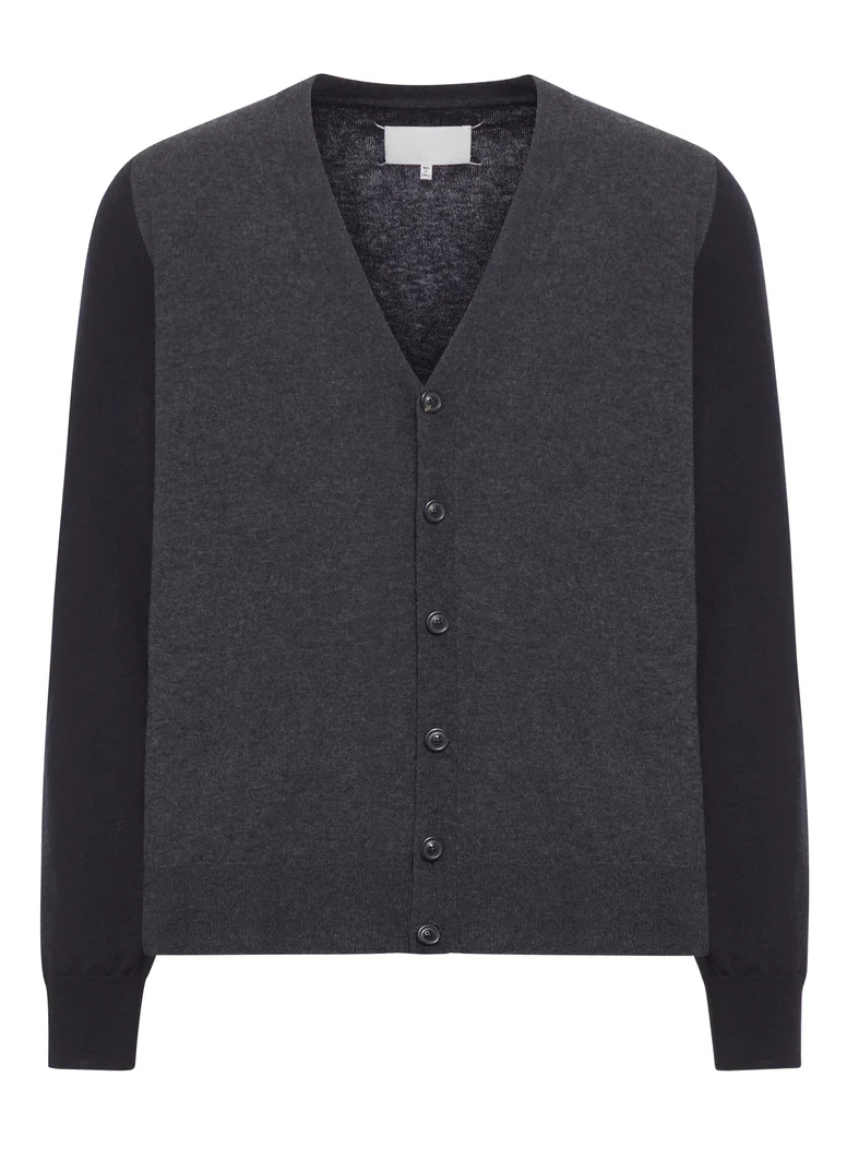 Maison Margiela V-NECK WOOL CARDIGAN