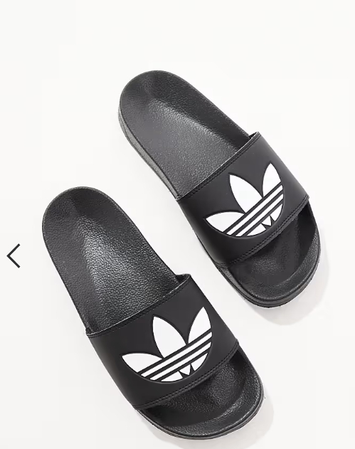 adidas Originals Adilette Lite sliders in black
