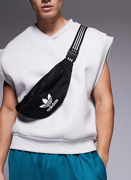adidas Originals Adicolor waist pack in black