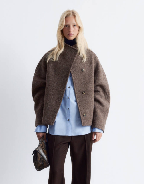 에이시메트릭 울 자켓