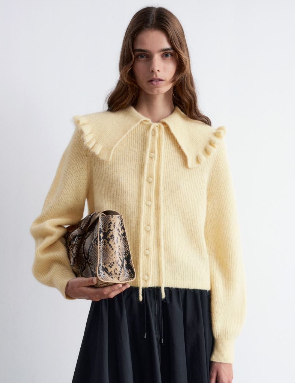 알파카 블렌드 가디건