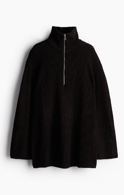 집탑 청키 니트 스웨터