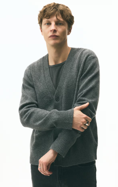 기모 가디건 레귤러핏