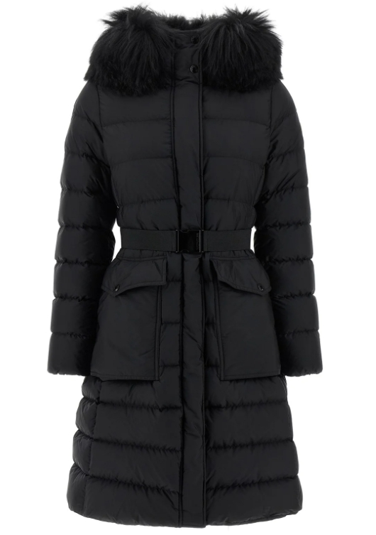 몽클레르 클로세 후드 롱 다운 코트