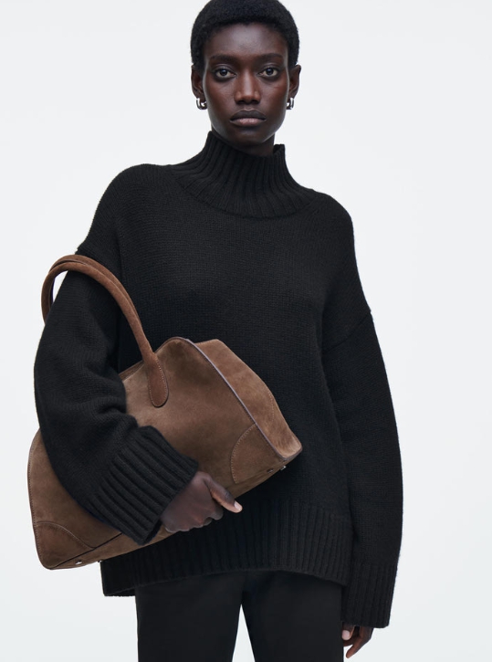 STUDIO 스몰 볼링백 - 레더