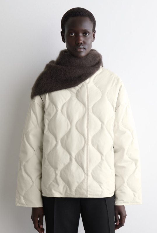 오버사이즈 퀼티드 재킷