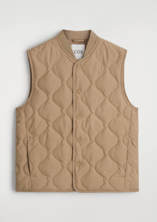 퀼티드 다운 질레