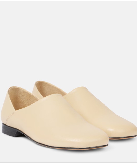 Lemaire 컨버터블 레더 슬립온 슈즈